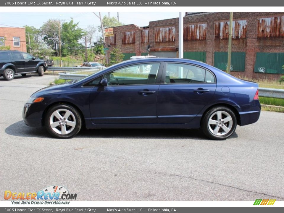Royal Blue Pearl 2006 Honda Civic EX Sedan Photo #5