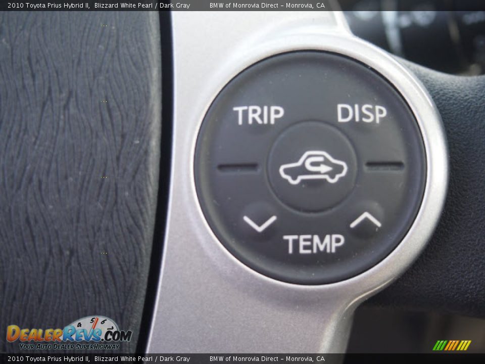 2010 Toyota Prius Hybrid II Blizzard White Pearl / Dark Gray Photo #19