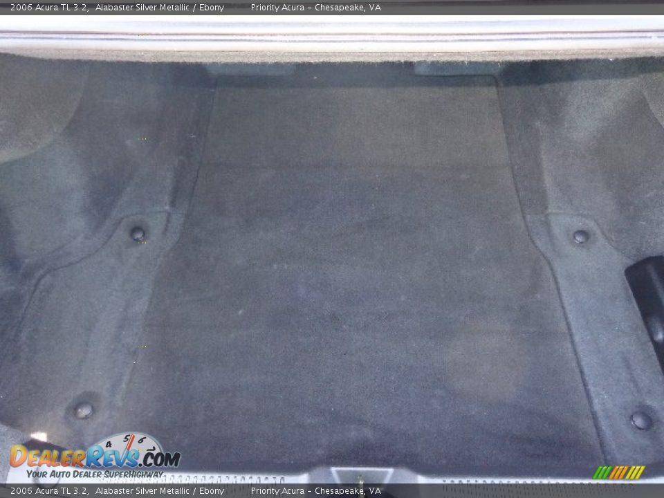 2006 Acura TL 3.2 Alabaster Silver Metallic / Ebony Photo #15