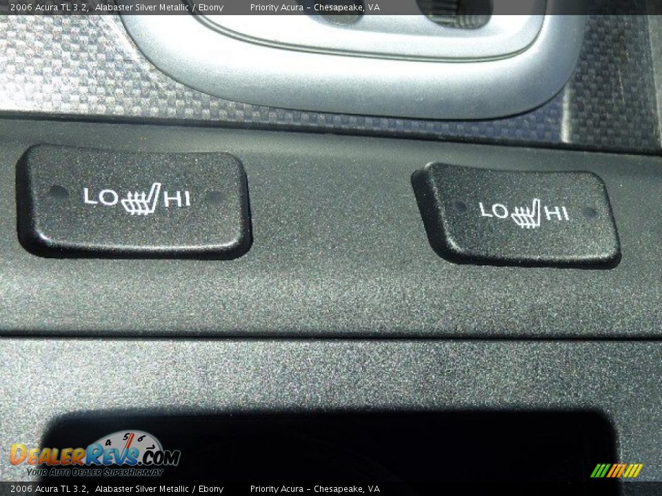 2006 Acura TL 3.2 Alabaster Silver Metallic / Ebony Photo #22