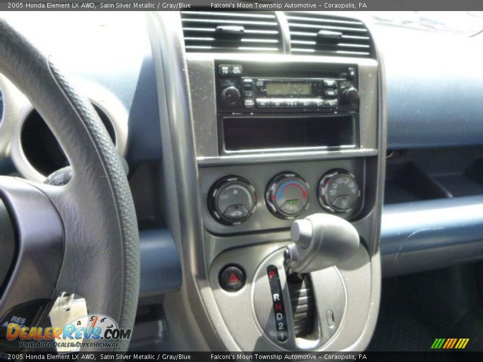 2005 Honda Element LX AWD Satin Silver Metallic / Gray/Blue Photo #23