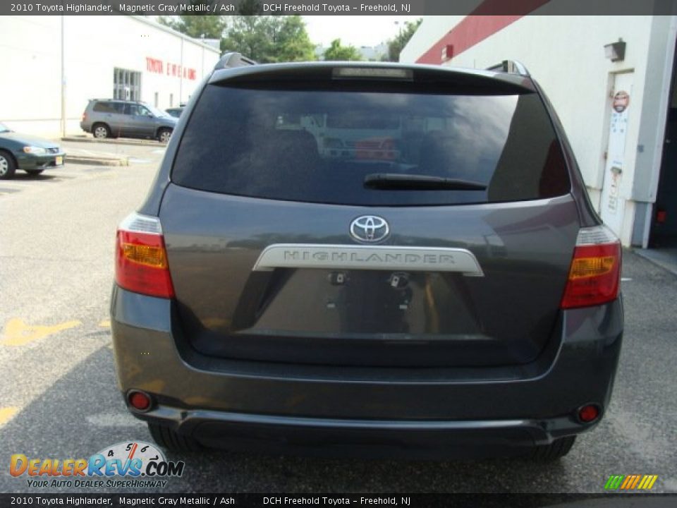2010 Toyota Highlander Magnetic Gray Metallic / Ash Photo #5