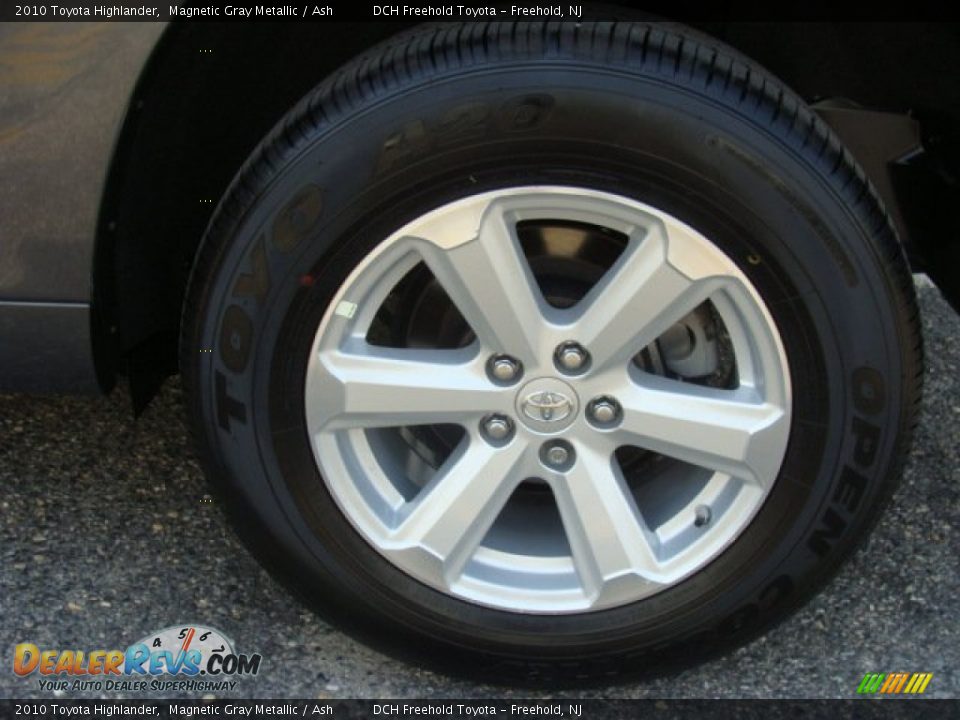 2010 Toyota Highlander Magnetic Gray Metallic / Ash Photo #7