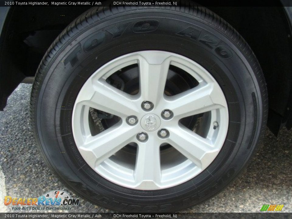2010 Toyota Highlander Magnetic Gray Metallic / Ash Photo #27