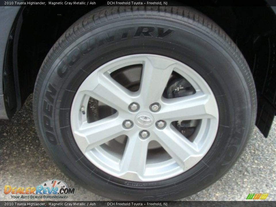 2010 Toyota Highlander Magnetic Gray Metallic / Ash Photo #28