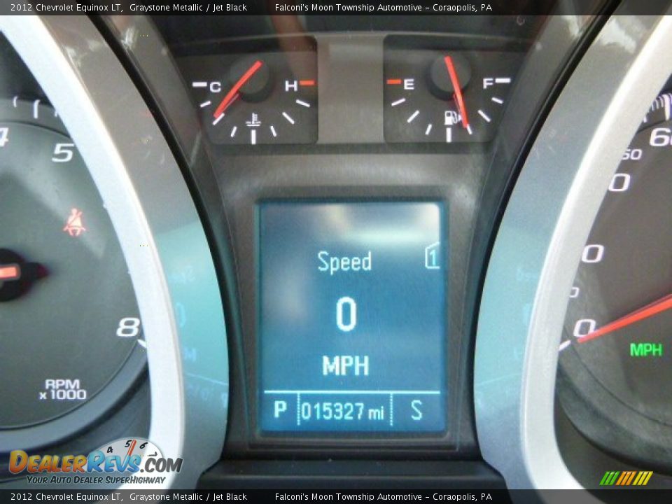 2012 Chevrolet Equinox LT Graystone Metallic / Jet Black Photo #25