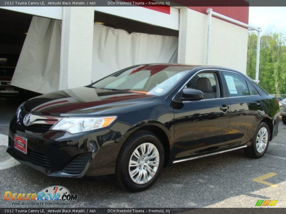 2012 Toyota Camry LE Attitude Black Metallic / Ash Photo #1