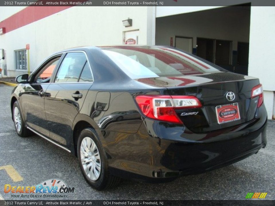 2012 Toyota Camry LE Attitude Black Metallic / Ash Photo #4