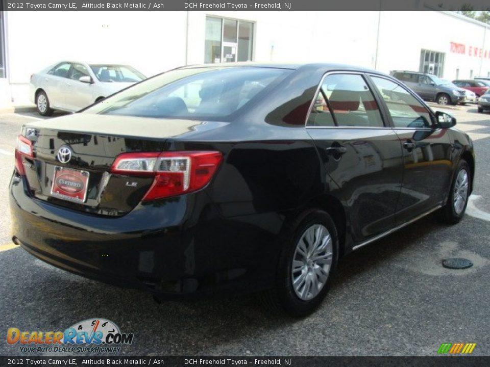 2012 Toyota Camry LE Attitude Black Metallic / Ash Photo #6