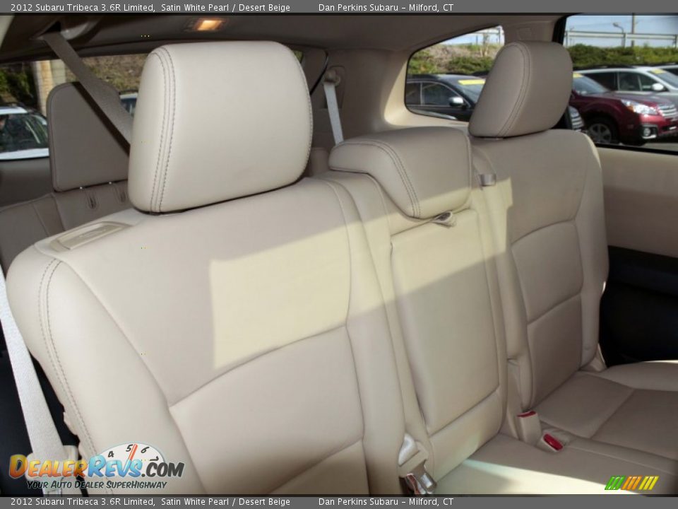 2012 Subaru Tribeca 3.6R Limited Satin White Pearl / Desert Beige Photo #14