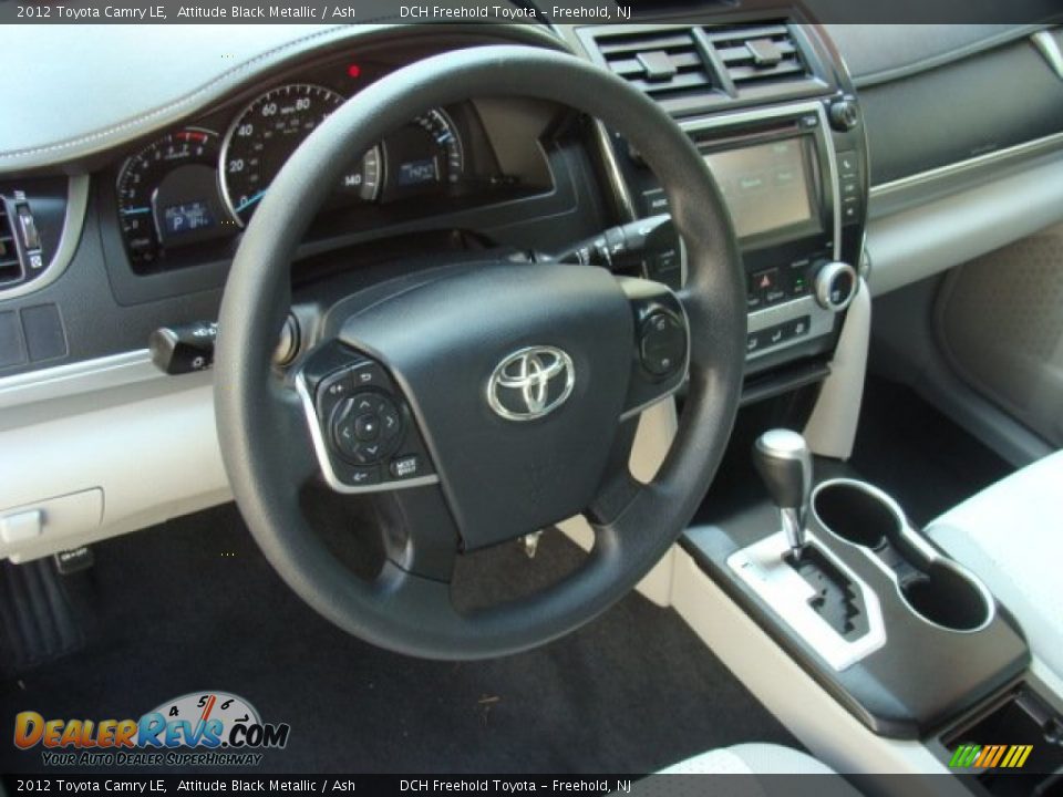 2012 Toyota Camry LE Attitude Black Metallic / Ash Photo #11