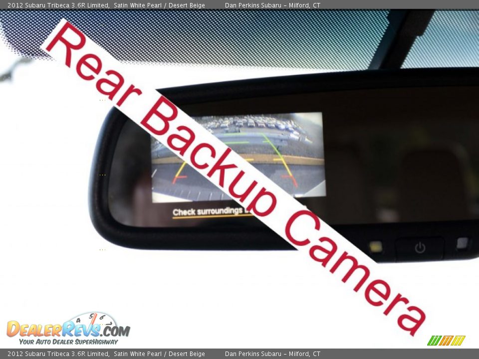 2012 Subaru Tribeca 3.6R Limited Satin White Pearl / Desert Beige Photo #17