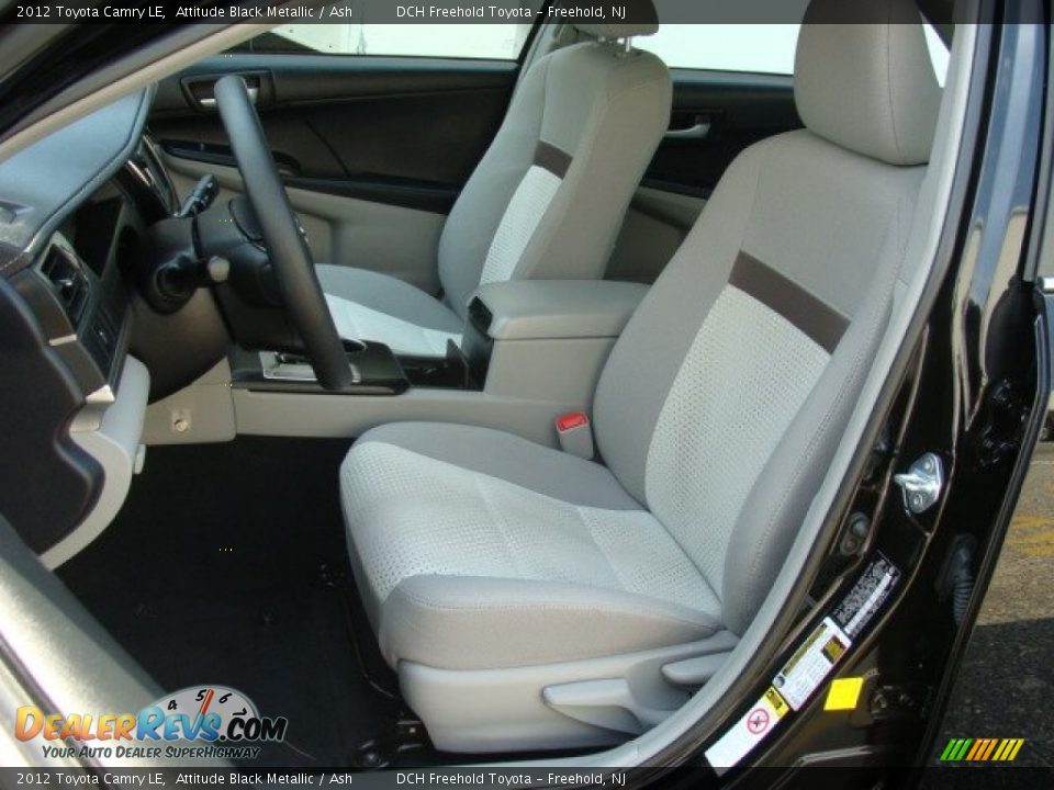2012 Toyota Camry LE Attitude Black Metallic / Ash Photo #13