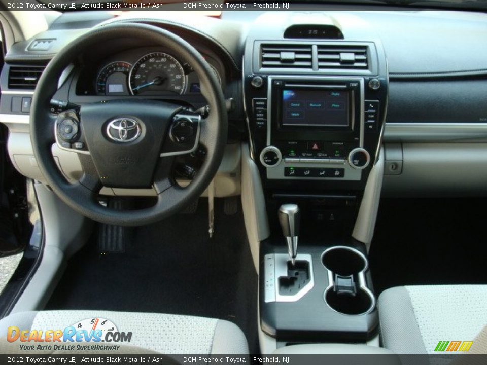 2012 Toyota Camry LE Attitude Black Metallic / Ash Photo #15
