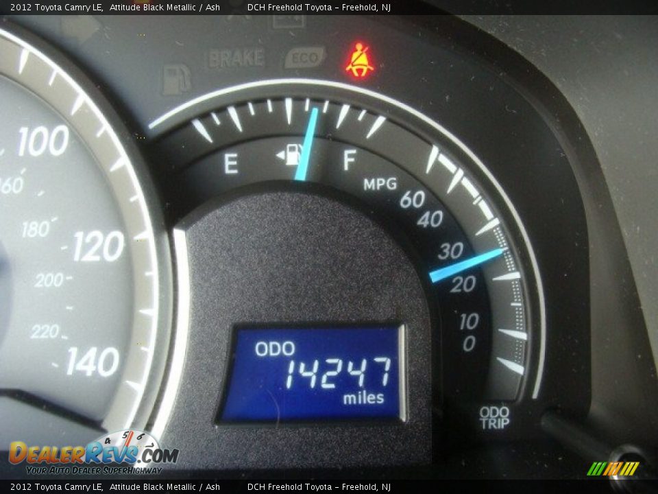 2012 Toyota Camry LE Attitude Black Metallic / Ash Photo #17