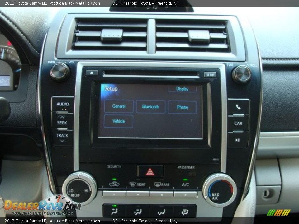 2012 Toyota Camry LE Attitude Black Metallic / Ash Photo #18