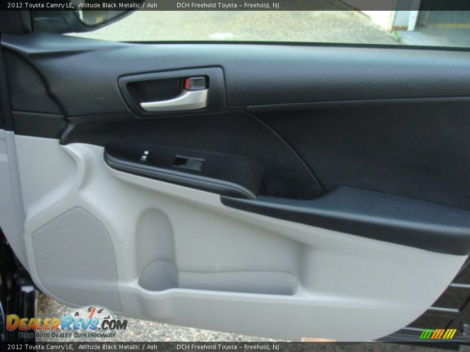 2012 Toyota Camry LE Attitude Black Metallic / Ash Photo #25