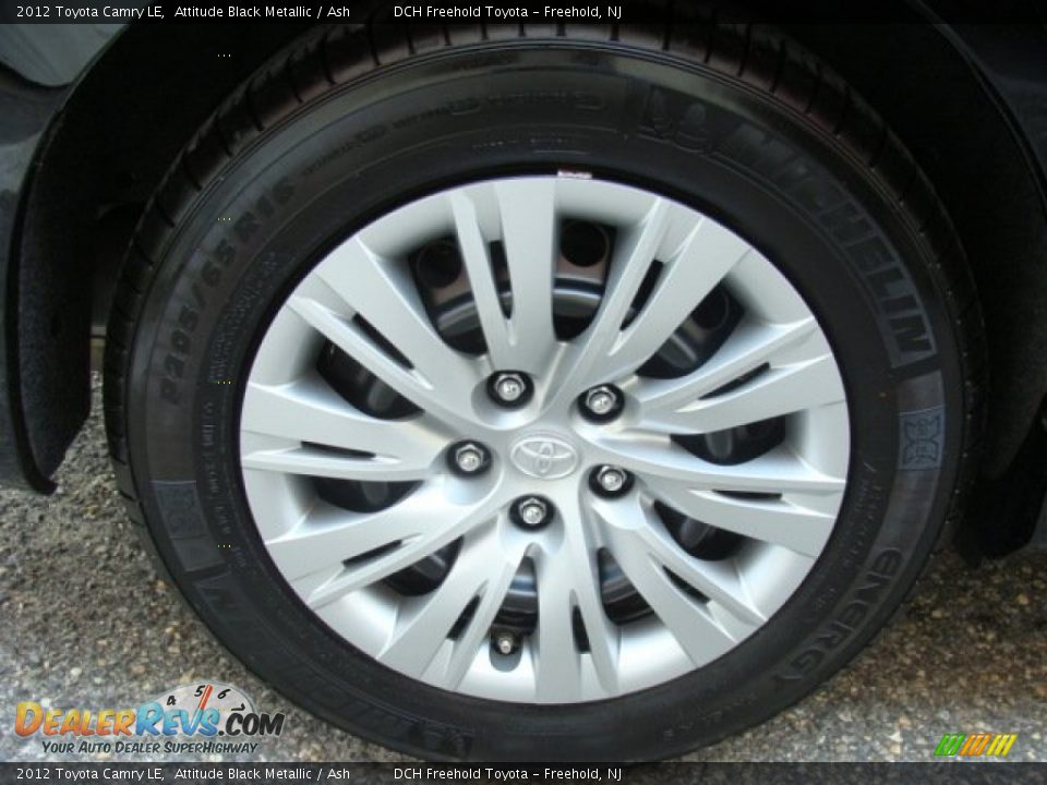 2012 Toyota Camry LE Attitude Black Metallic / Ash Photo #28