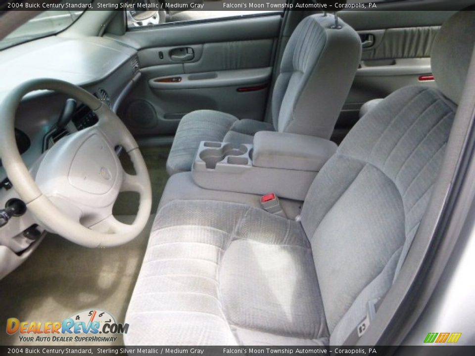 Medium Gray Interior - 2004 Buick Century Standard Photo #15