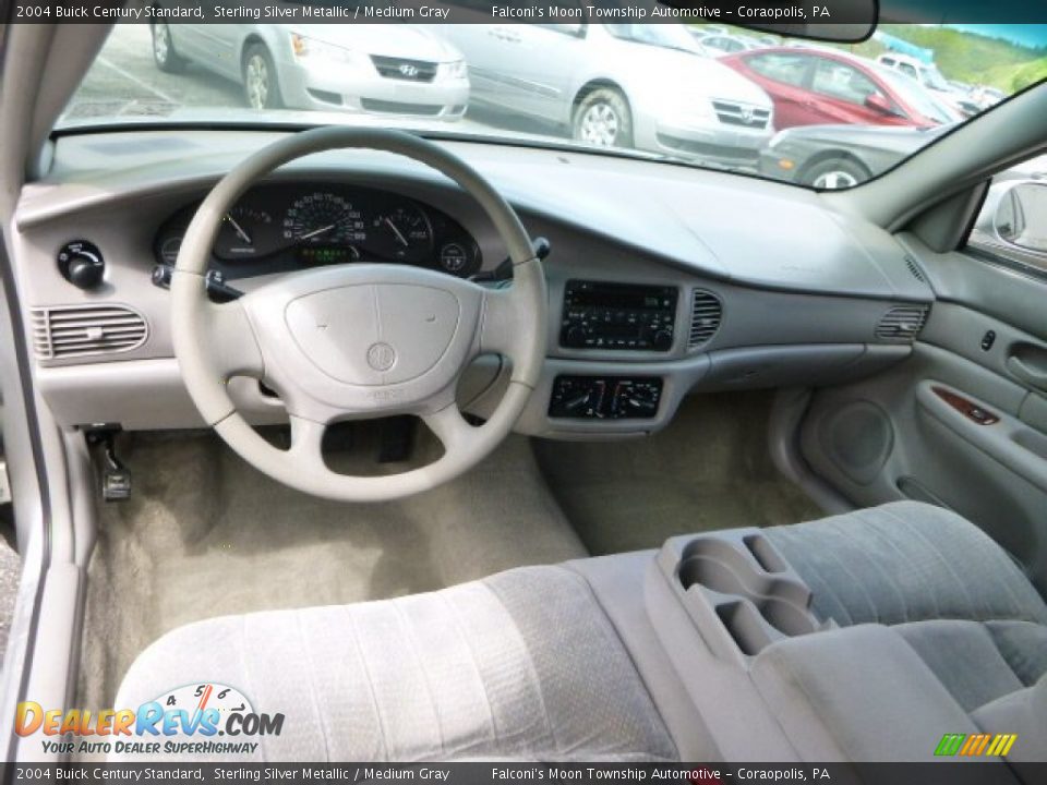 2004 Buick Century Standard Sterling Silver Metallic / Medium Gray Photo #17