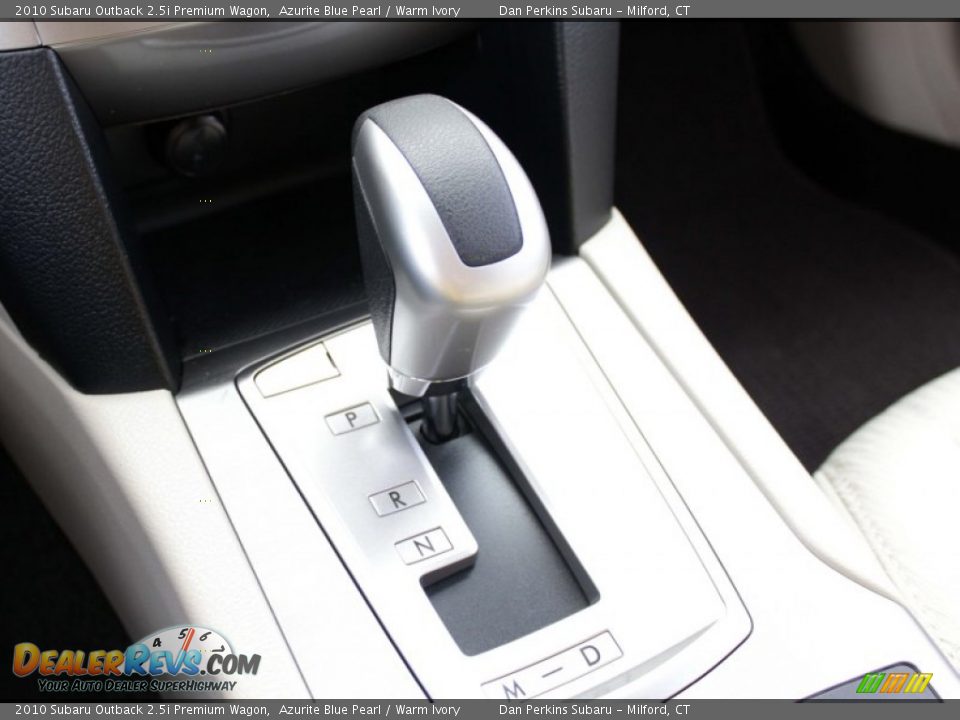 2010 Subaru Outback 2.5i Premium Wagon Azurite Blue Pearl / Warm Ivory Photo #14