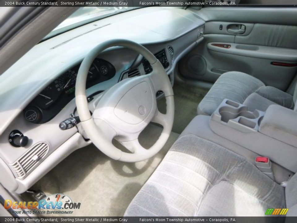Medium Gray Interior - 2004 Buick Century Standard Photo #21