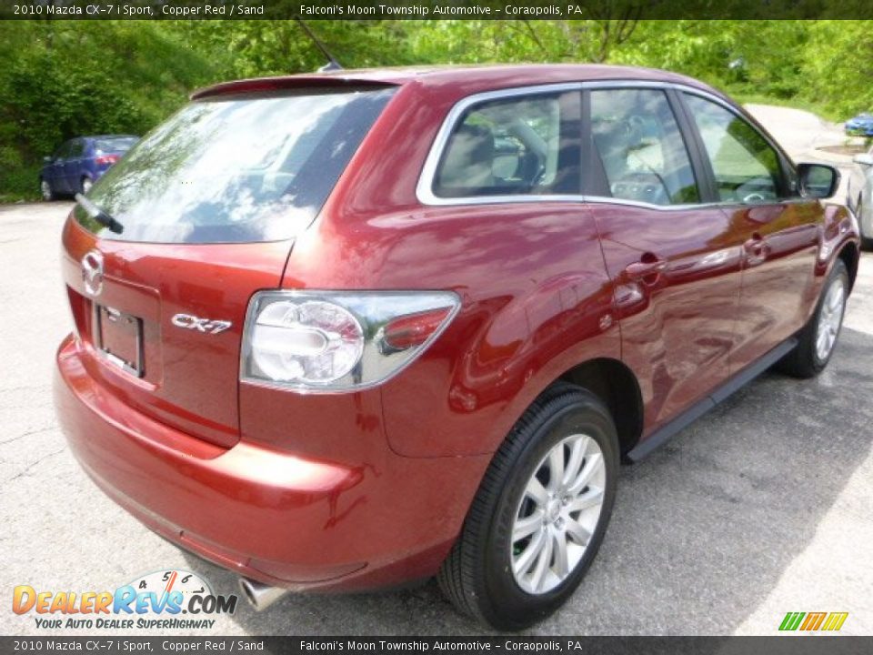 2010 Mazda CX-7 i Sport Copper Red / Sand Photo #2