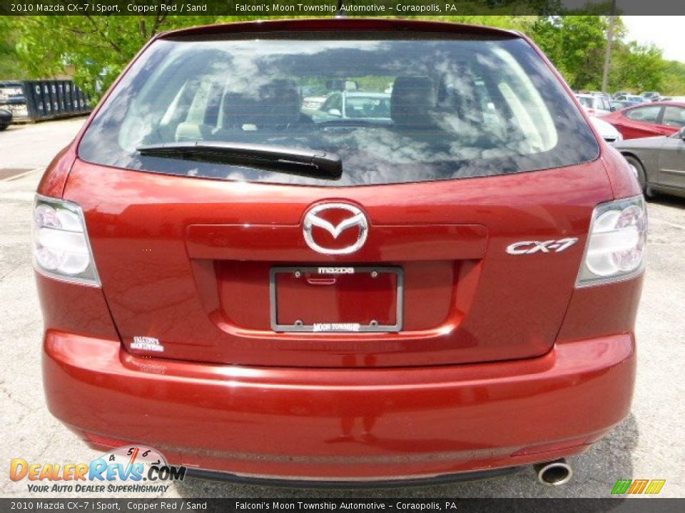 2010 Mazda CX-7 i Sport Copper Red / Sand Photo #3