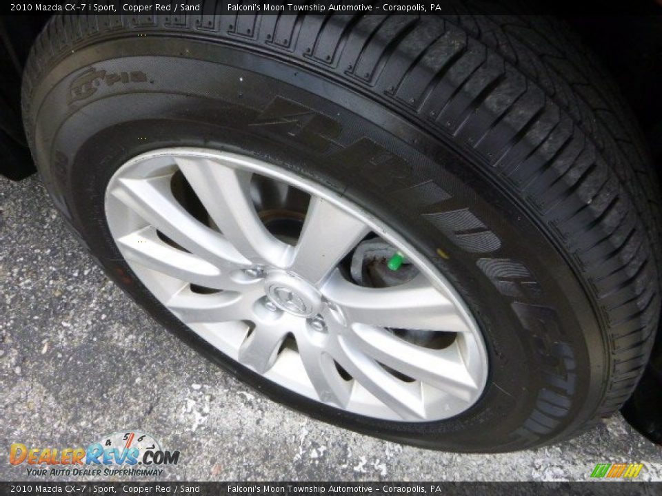 2010 Mazda CX-7 i Sport Copper Red / Sand Photo #9
