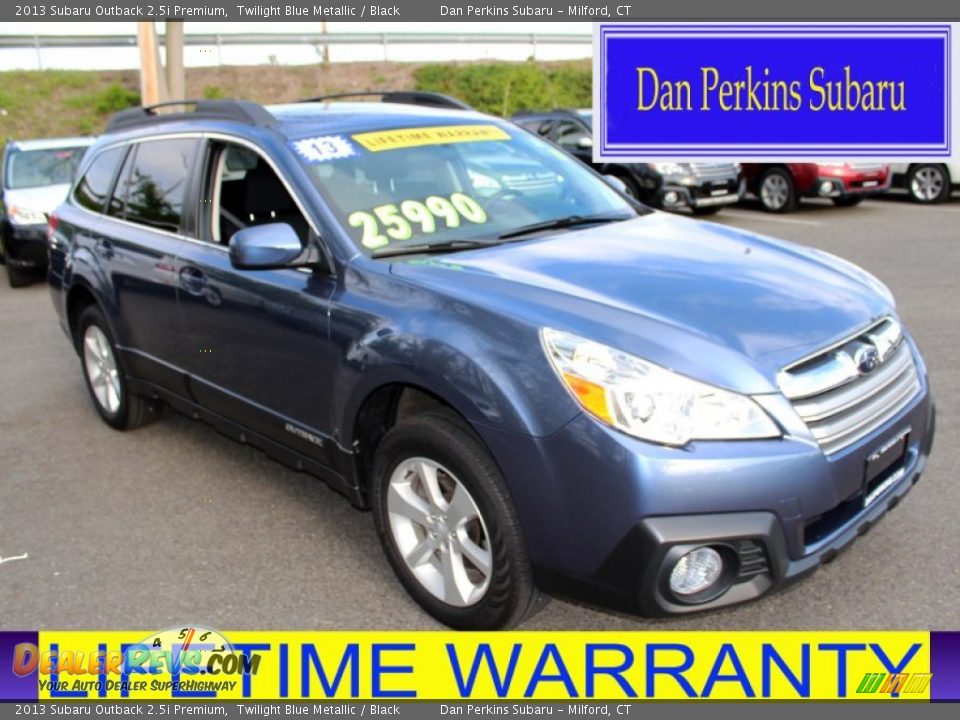 2013 Subaru Outback 2.5i Premium Twilight Blue Metallic / Black Photo #1
