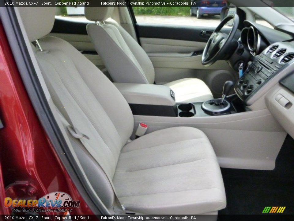 Sand Interior - 2010 Mazda CX-7 i Sport Photo #10