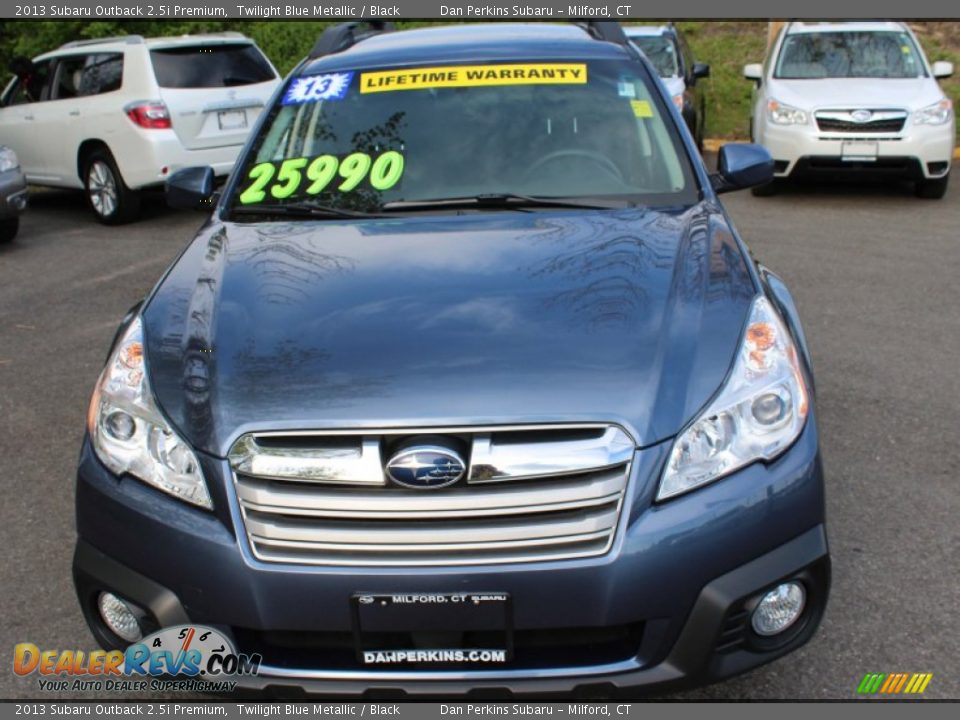 2013 Subaru Outback 2.5i Premium Twilight Blue Metallic / Black Photo #2