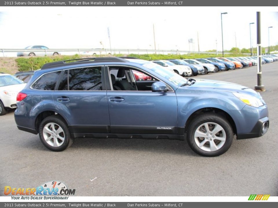 2013 Subaru Outback 2.5i Premium Twilight Blue Metallic / Black Photo #4