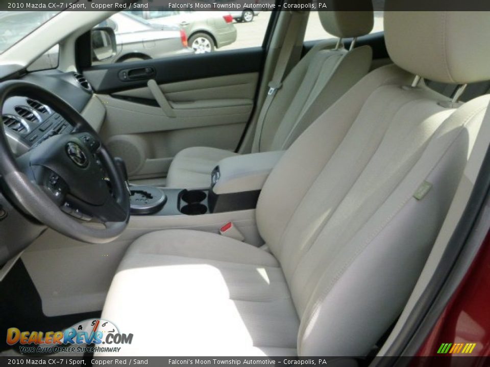 2010 Mazda CX-7 i Sport Copper Red / Sand Photo #15