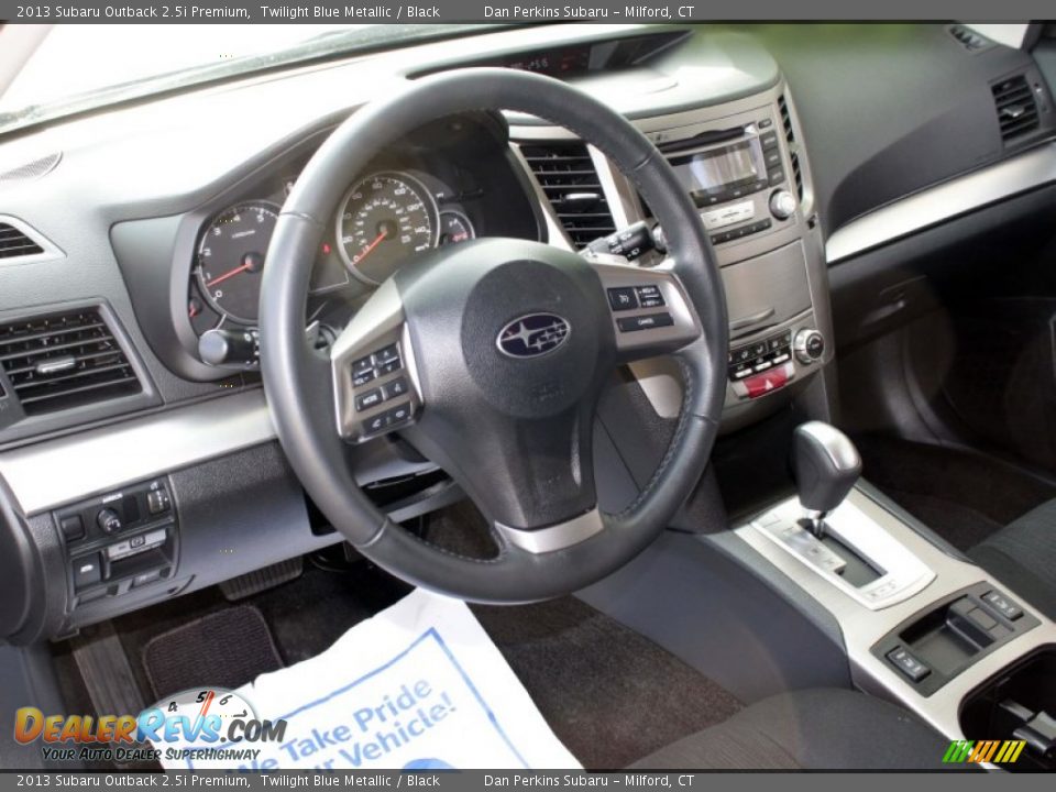 2013 Subaru Outback 2.5i Premium Twilight Blue Metallic / Black Photo #5