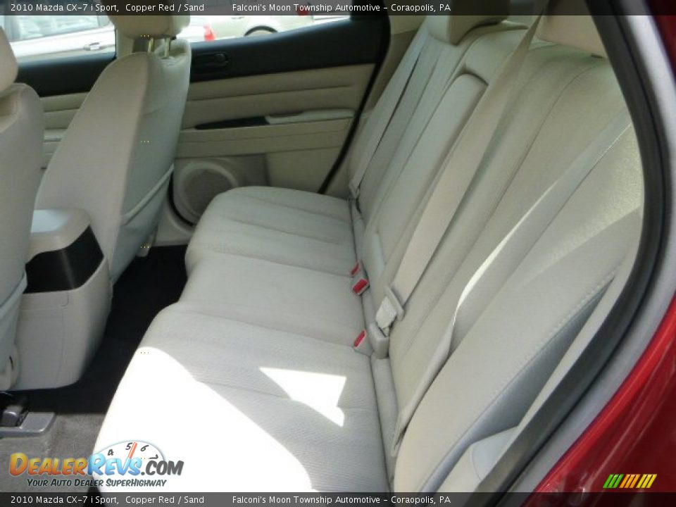Rear Seat of 2010 Mazda CX-7 i Sport Photo #16