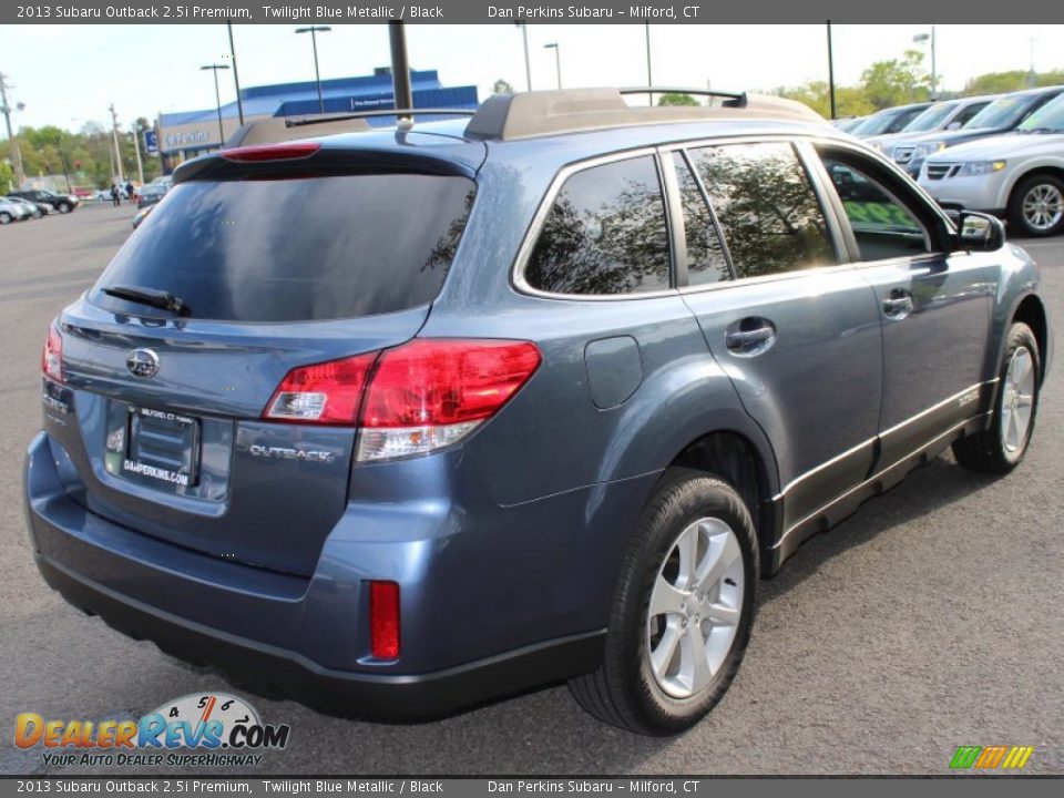 2013 Subaru Outback 2.5i Premium Twilight Blue Metallic / Black Photo #6