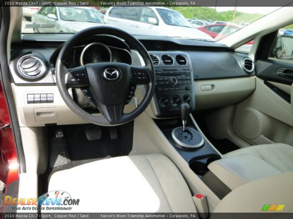 Sand Interior - 2010 Mazda CX-7 i Sport Photo #17