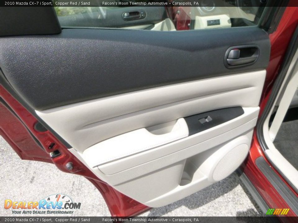 2010 Mazda CX-7 i Sport Copper Red / Sand Photo #18