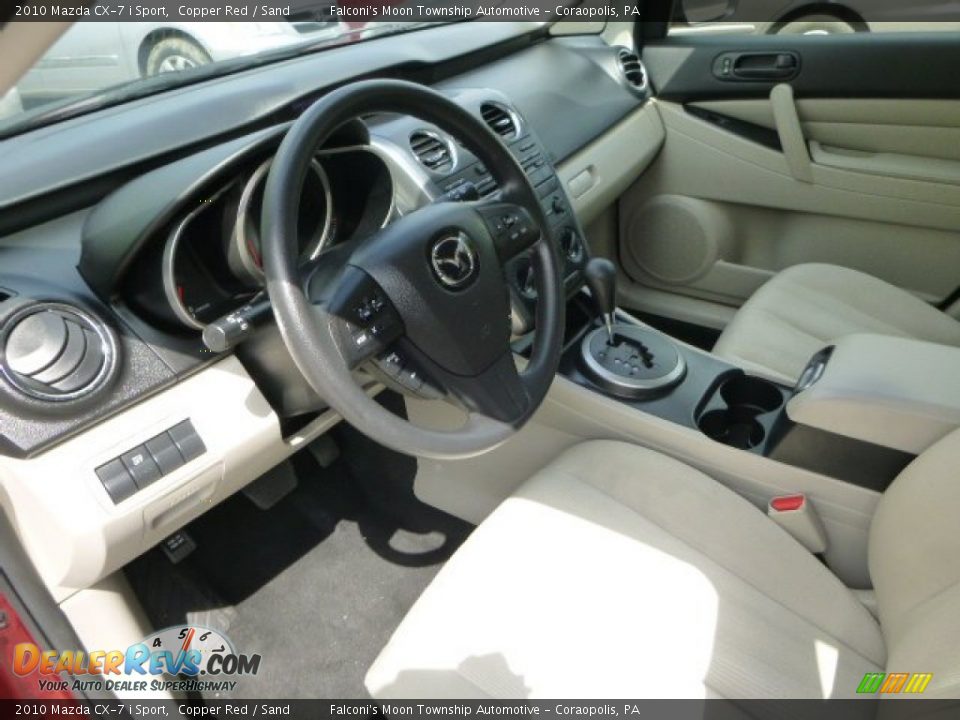 2010 Mazda CX-7 i Sport Copper Red / Sand Photo #20
