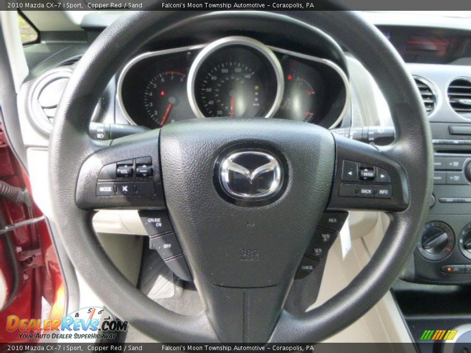 2010 Mazda CX-7 i Sport Steering Wheel Photo #22