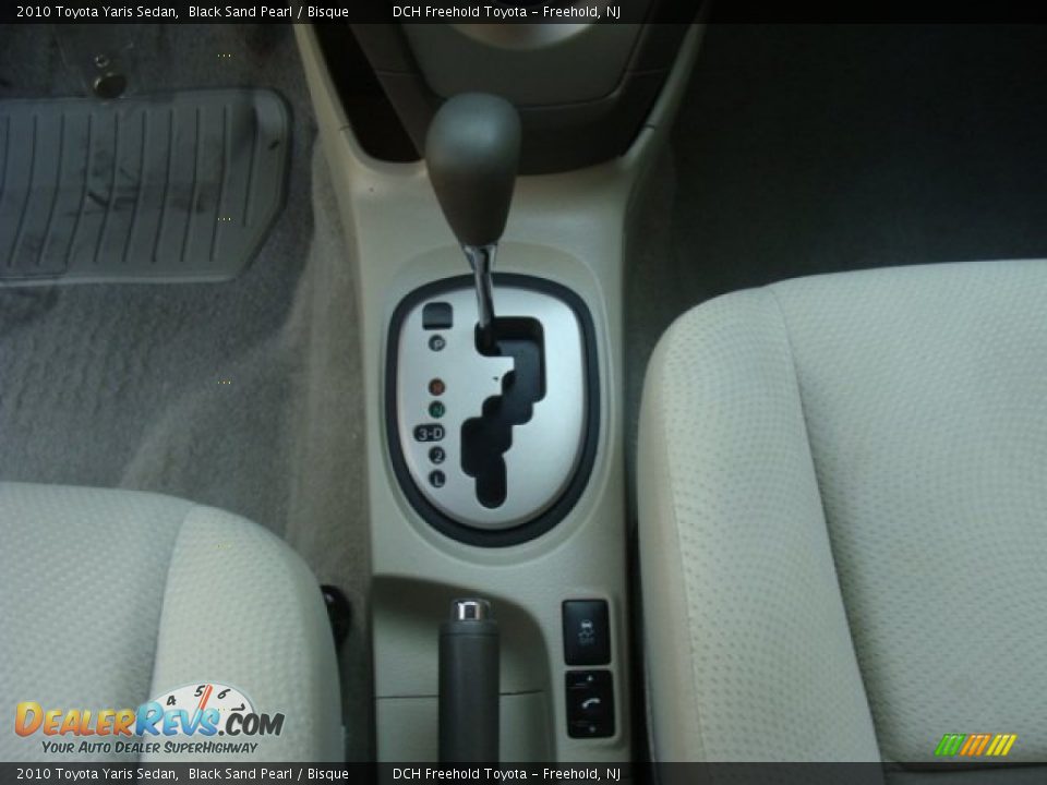 2010 Toyota Yaris Sedan Black Sand Pearl / Bisque Photo #19