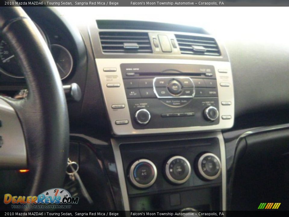 2010 Mazda MAZDA6 i Touring Sedan Sangria Red Mica / Beige Photo #23