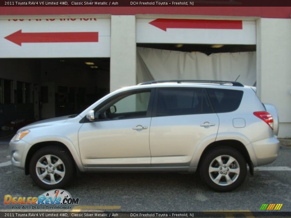 2011 Toyota RAV4 V6 Limited 4WD Classic Silver Metallic / Ash Photo #3