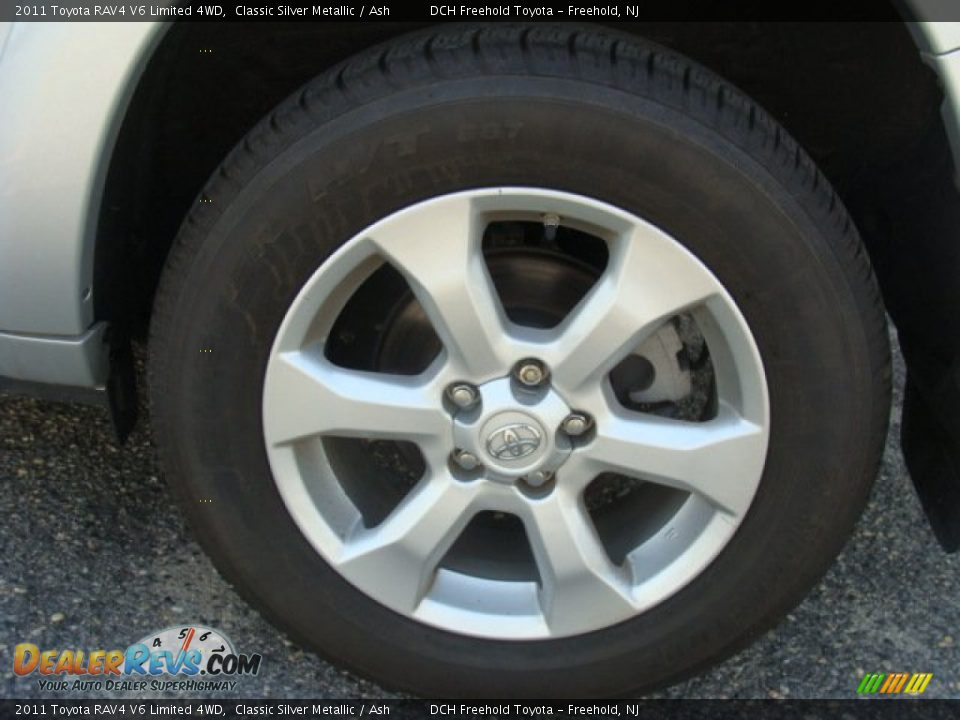 2011 Toyota RAV4 V6 Limited 4WD Classic Silver Metallic / Ash Photo #7