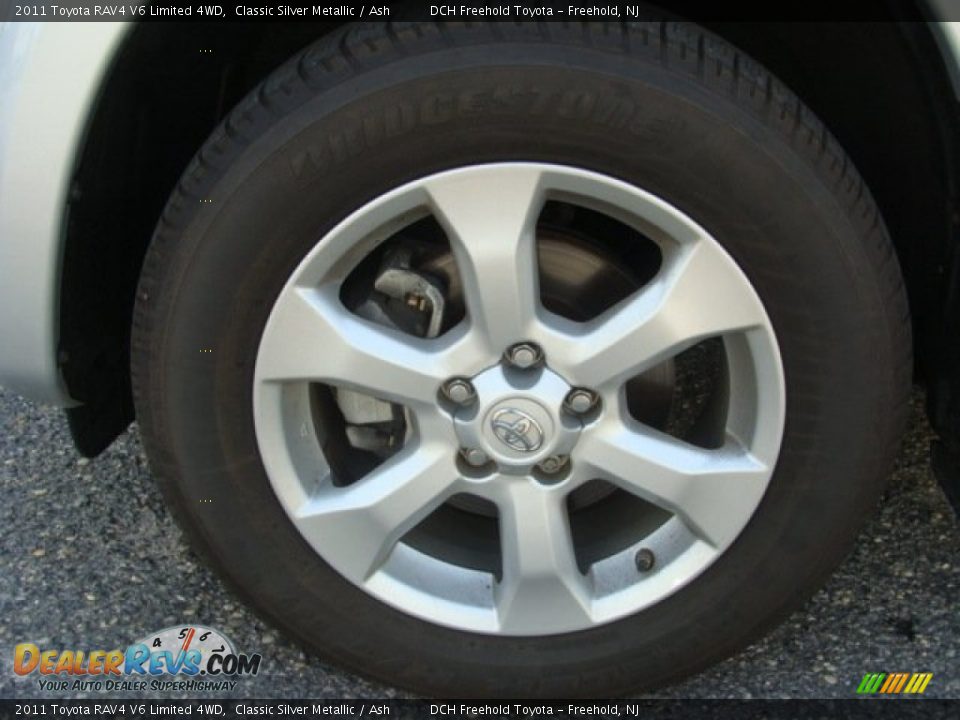 2011 Toyota RAV4 V6 Limited 4WD Classic Silver Metallic / Ash Photo #8
