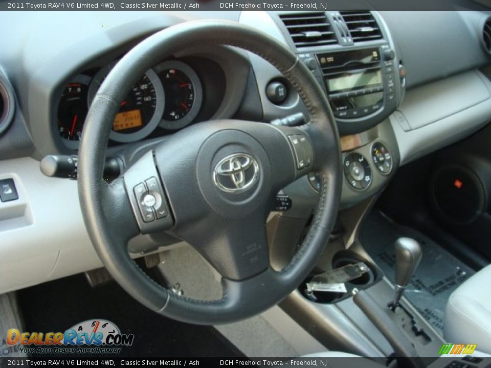 2011 Toyota RAV4 V6 Limited 4WD Classic Silver Metallic / Ash Photo #11