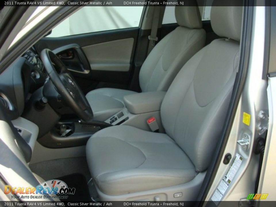 2011 Toyota RAV4 V6 Limited 4WD Classic Silver Metallic / Ash Photo #13