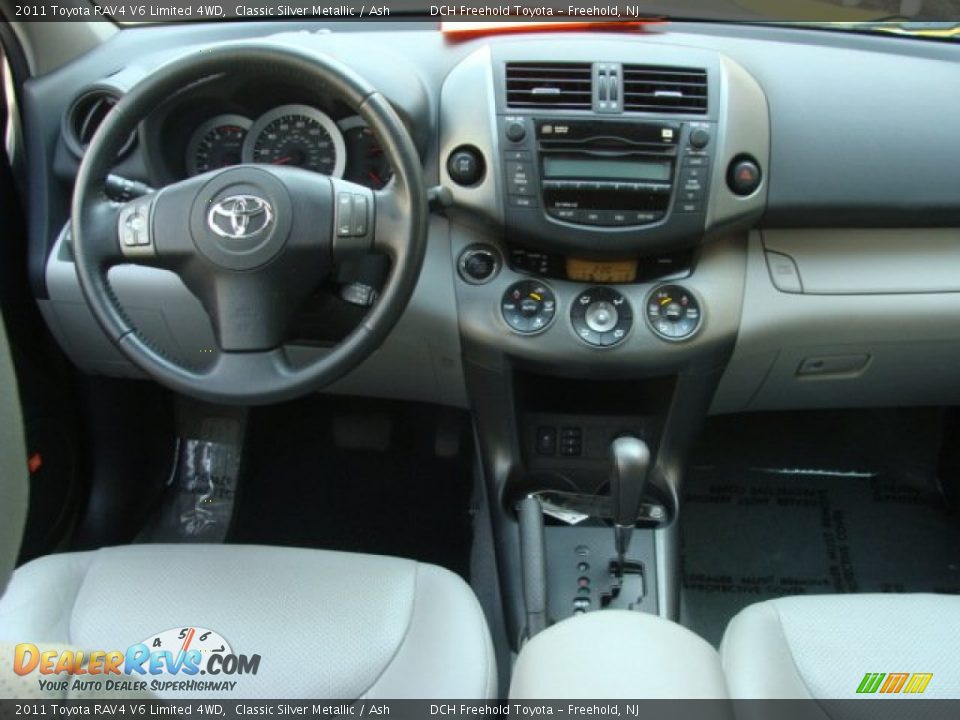 2011 Toyota RAV4 V6 Limited 4WD Classic Silver Metallic / Ash Photo #19