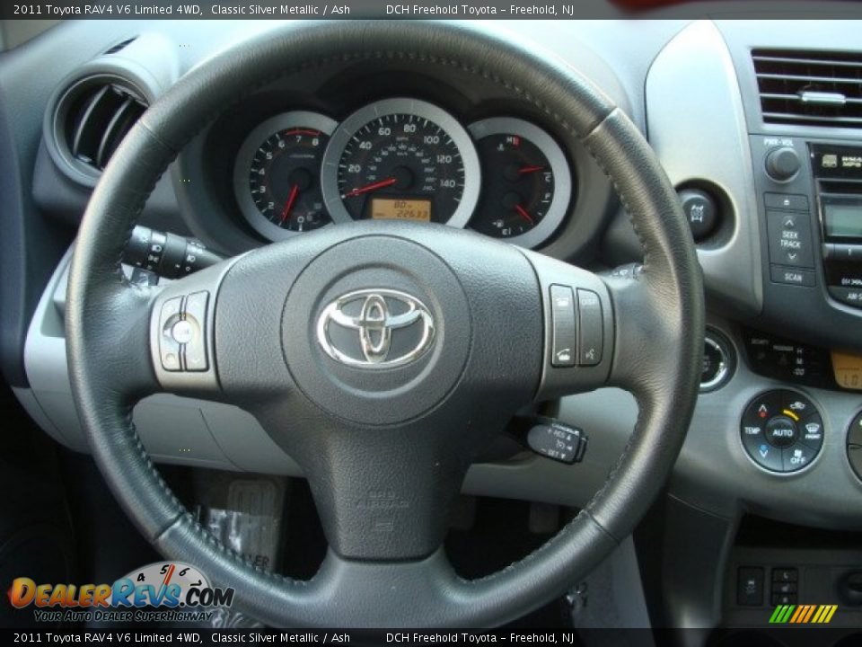 2011 Toyota RAV4 V6 Limited 4WD Classic Silver Metallic / Ash Photo #20